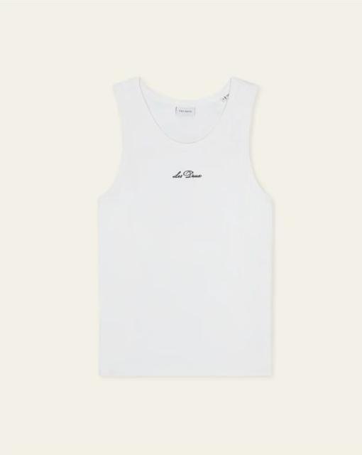 Arthur Logo Rib Tanktop White